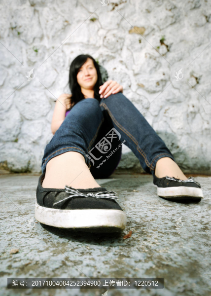 年輕的女人
