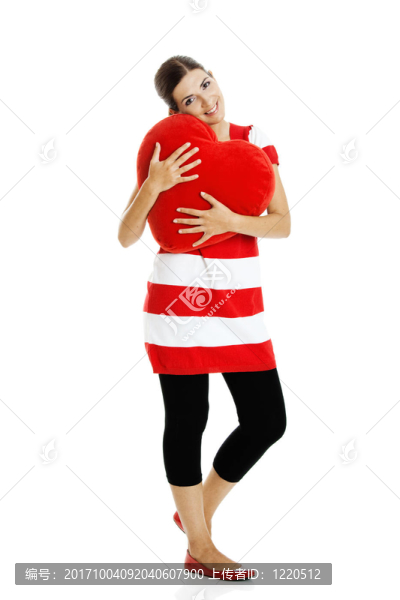 女人笑了