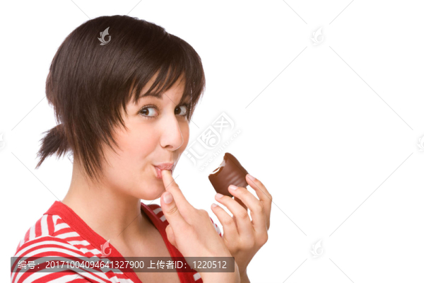 一個年輕的女人mohrenkopf