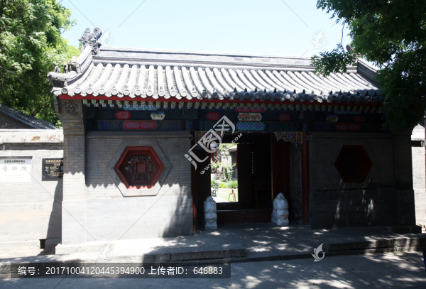 古漁陽(yáng)庭院,古老的建筑