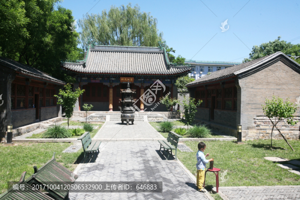 庭院,古漁陽,古老的建筑