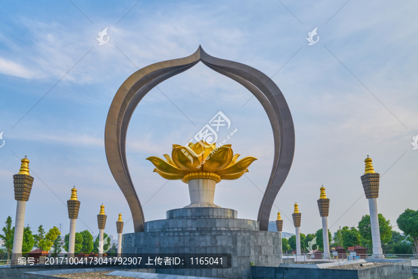 蓮花雕塑,高清大圖