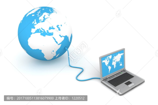 藍色的筆記本電腦