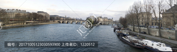 塞納河和全景廣場