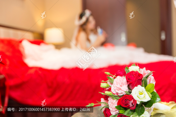 手捧花