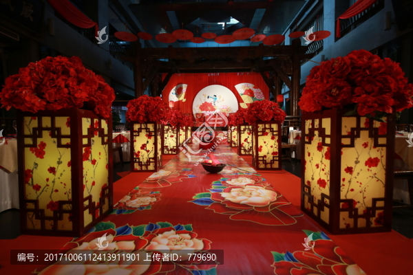 中式婚禮通道