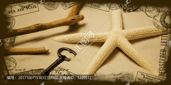 數(shù)字拼貼的海灘