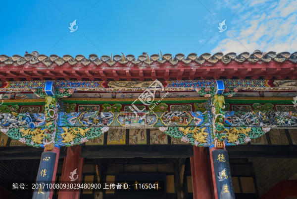 木雕古建筑