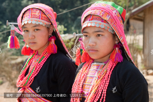 老撾的阿卡族婦女