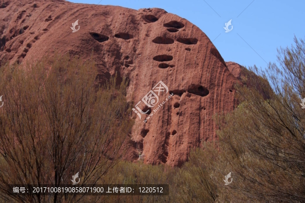 試驗(yàn)在烏盧魯巨石