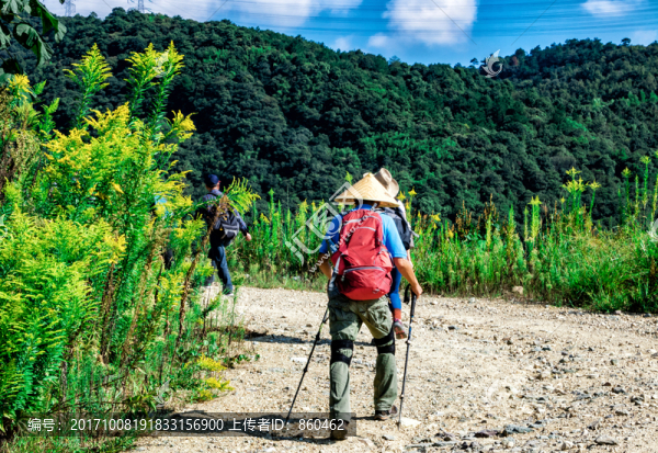 成年人,爬山鍛煉