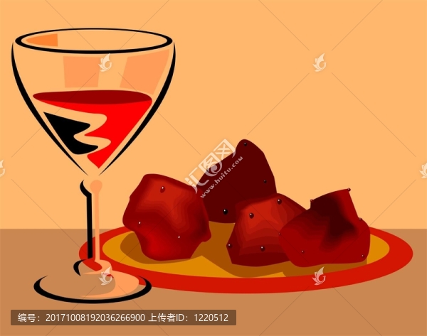 玻璃酒杯