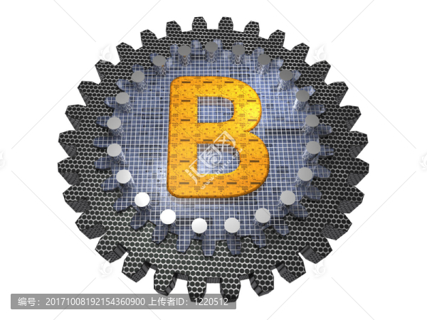 字母-齒輪-字母B