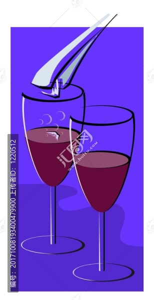 玻璃酒杯