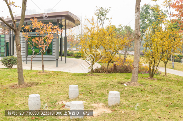 江濱公園秋景