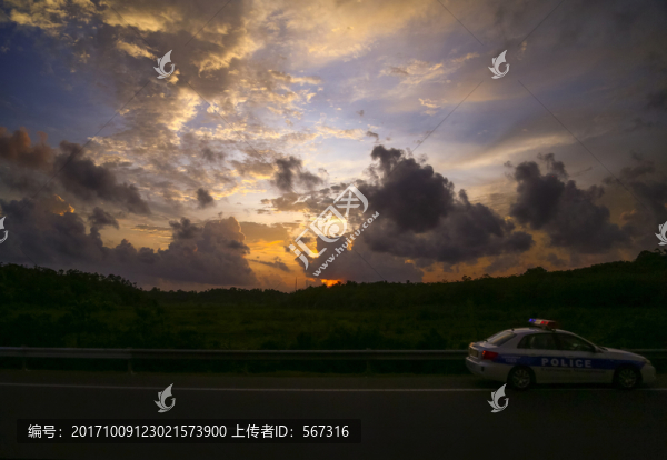 晚霞
