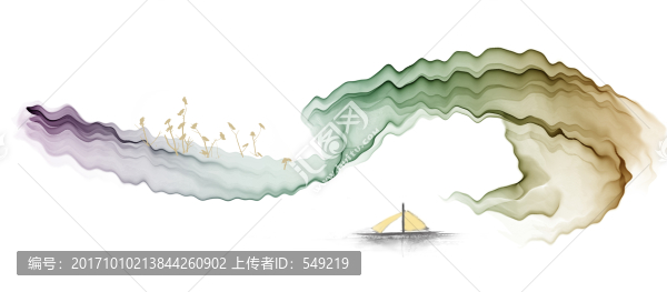 水墨彩色畫