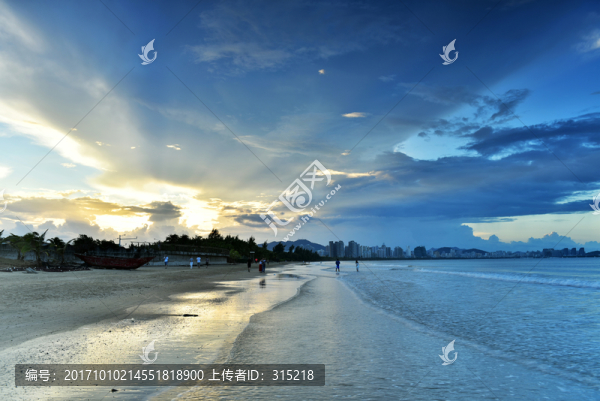 三亞灣海灘日出