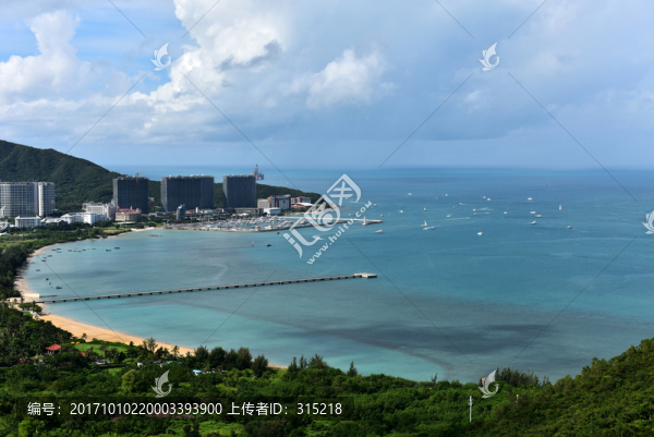 三亞灣,鹿回頭,海灣