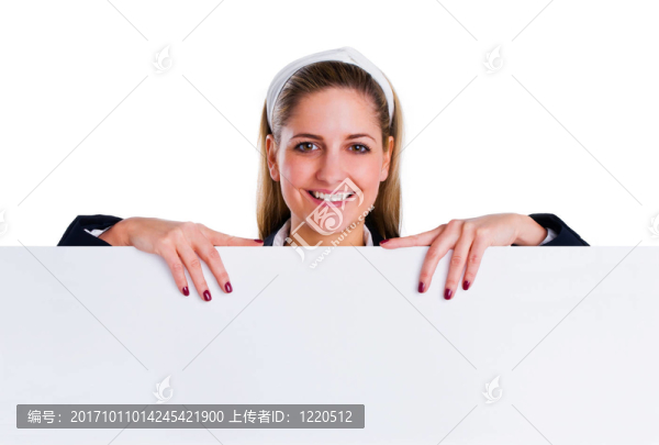 女人笑了