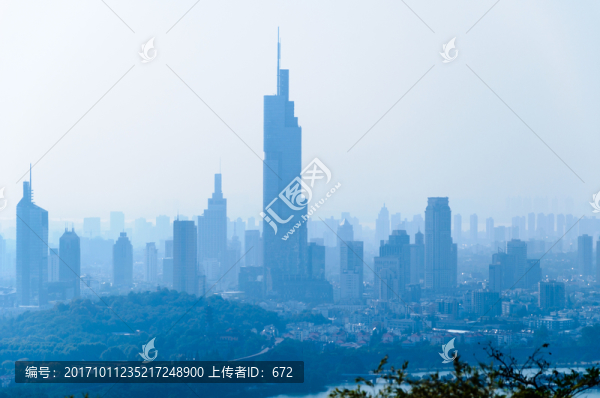 遠(yuǎn)眺南京市