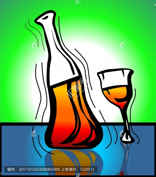 玻璃酒杯