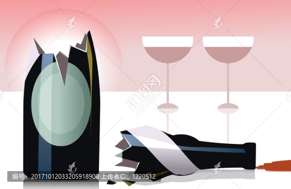 玻璃酒杯