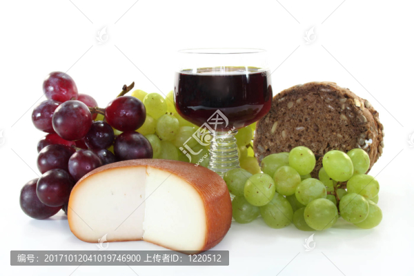 奶酪和紅酒