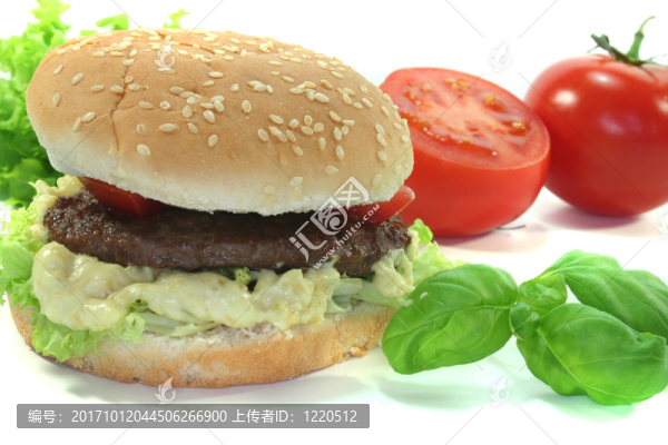 新鮮蔬菜hamurger
