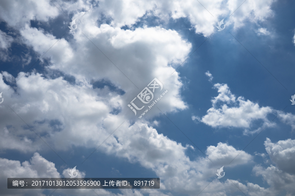 藍天白云