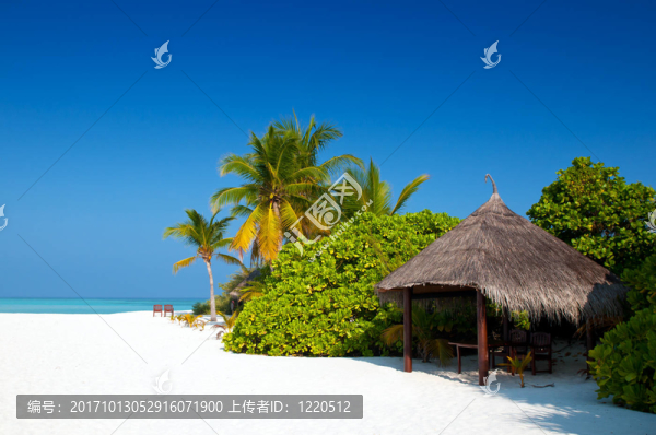 海灘上的小屋