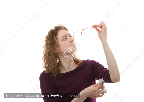 戴眼鏡的女人