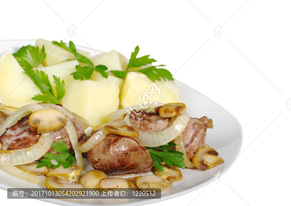 蘑菇洋蔥肉片