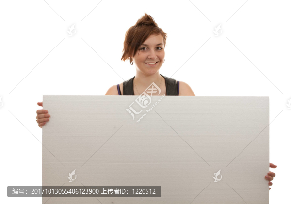 女人和標(biāo)志