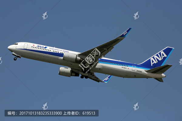 民航,日本全日空航空,飛機起飛