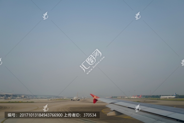 航拍,飛機(jī),機(jī)翼,民航,運(yùn)輸