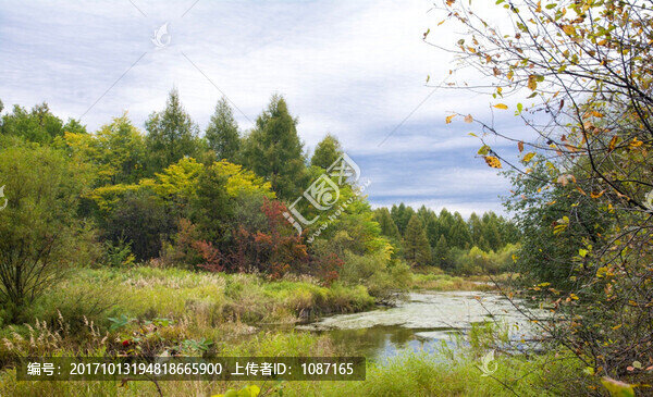 初秋秋色風景