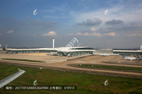 武漢機場,T3航站樓全景