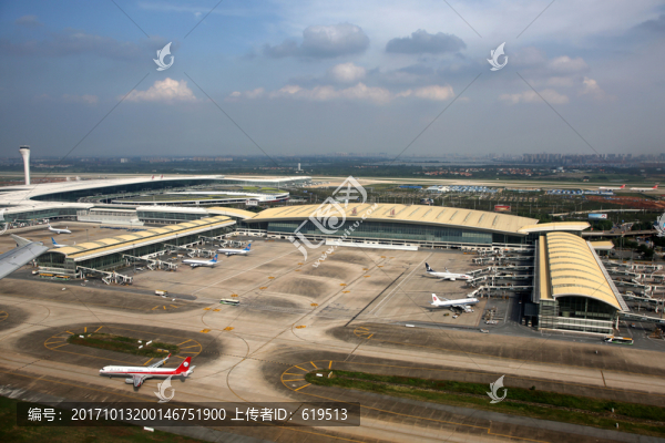 武漢機場,T2航站樓,全景