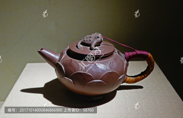 蓮花蛤蟆壺,清代
