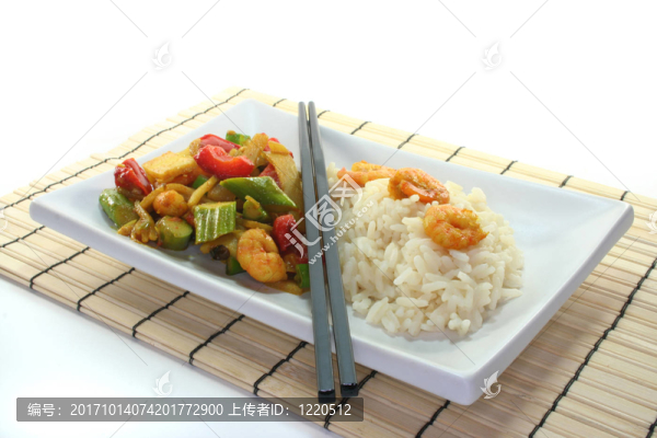 亞洲蝦仁飯