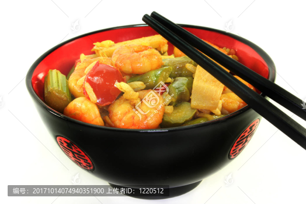 亞洲蝦仁飯