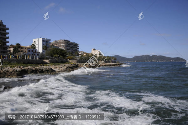 海岸線在卡拉米洛