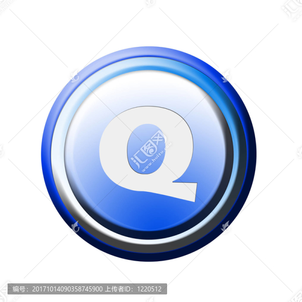 帶字母q的按鈕