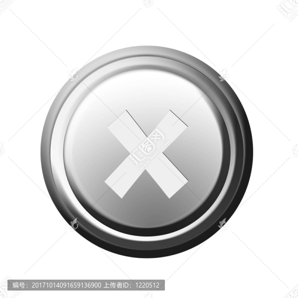 字母x按鈕
