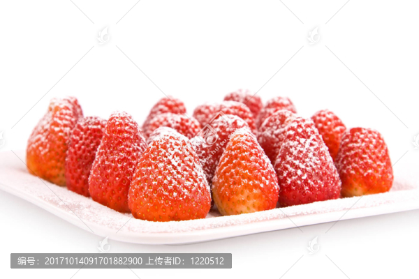 加糖霜的草莓