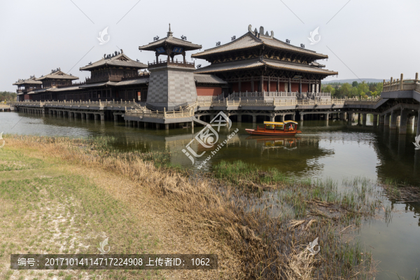 山西大同云岡石窟古建筑