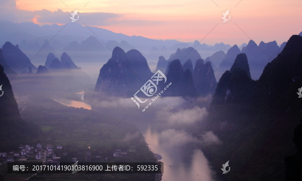 漓江早晨