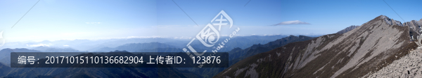 太白山全景圖