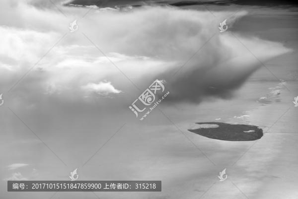 航拍,潿洲島,黑白風(fēng)光